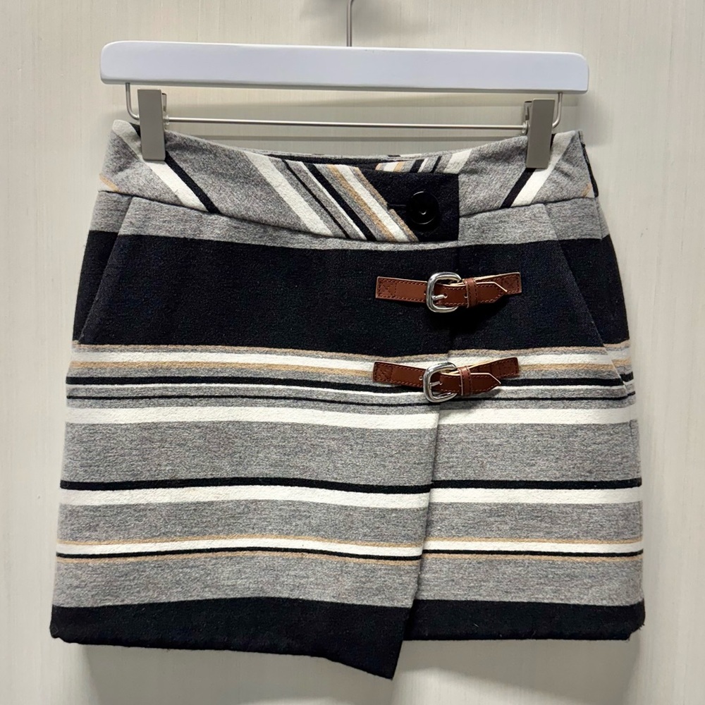 Karen Millen Wool Blend Mini Skirt